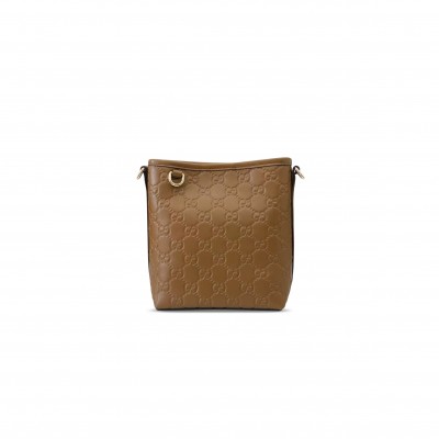 GUCCI GG EMBLEM NANO BUCKET BAG ‎‎847090 (18*15*8cm)